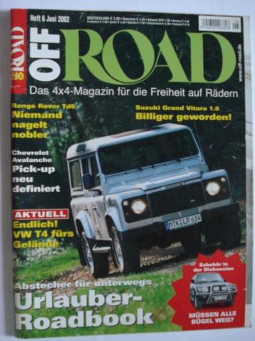 OFF Road 6/2002 Chevrolet Avalanche/Jeep Cherokee/CJ7/VW T4 beschikbaar voor biedingen