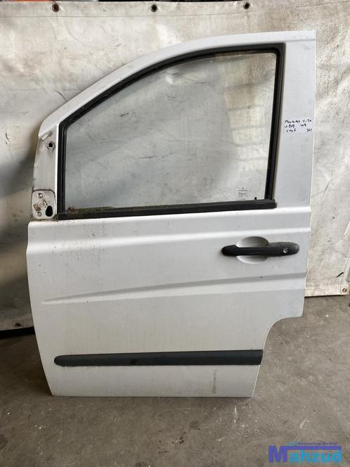 MERCEDES VITO W639 109 wit Links deur voordeur 2003-2010, Auto-onderdelen, Carrosserie, Deur, Mercedes-Benz, Voor, Links, Gebruikt