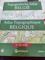 Topografische Atlas Belgie = Atlas Toque Belgique, Boeken, Atlassen en Landkaarten, Ophalen of Verzenden, Zo goed als nieuw, België