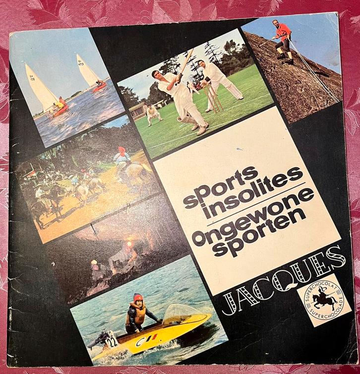 Album "Sports insolites" de la Chocolaterie Jacques, Collections, Collections complètes & Collections, Enlèvement ou Envoi