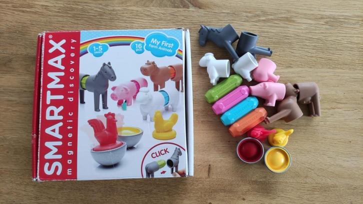 SmartMax - My First Farm Animals - 1 tot 5 jaar - magnetisch, Kinderen en Baby's, Speelgoed | Educatief en Creatief, Zo goed als nieuw