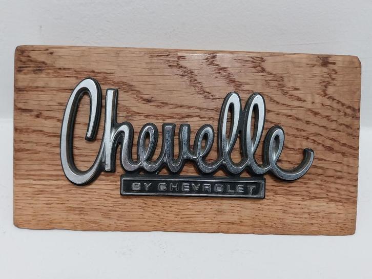 Chevrolet Chevelle embleem / Chevelle oldtimer logo, Auto-onderdelen, Carrosserie, Chevrolet, Ophalen of Verzenden