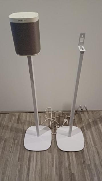 2 supports pour Sonos Play blancs à hauteur fixe d'occasion