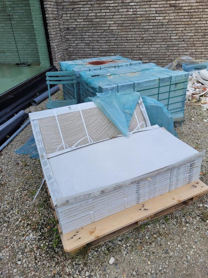 Terras/zwembad tegels 2cm dik anti slip --> resterend 40m2, Tuin en Terras, Tegels en Klinkers, Nieuw, Terrastegels, Keramiek