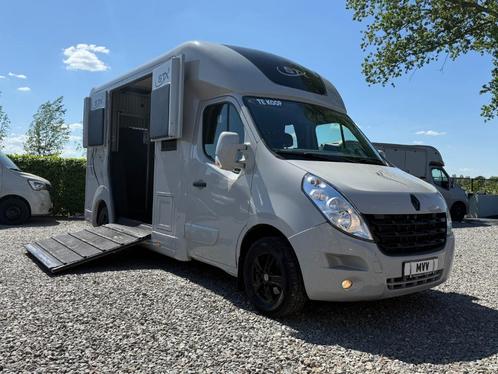 RENAULT MASTER 2014 DUB CAB 5 STX HORSEBOXES AUTOMAAT 192dKM, Dieren en Toebehoren, Paarden en Pony's | Trailers en Aanhangwagens