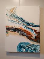 Acryl pouring canvas 30 /40, Ophalen of Verzenden