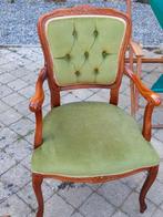 Petit fauteuil en bois et tissu, Antiquités & Art, Enlèvement
