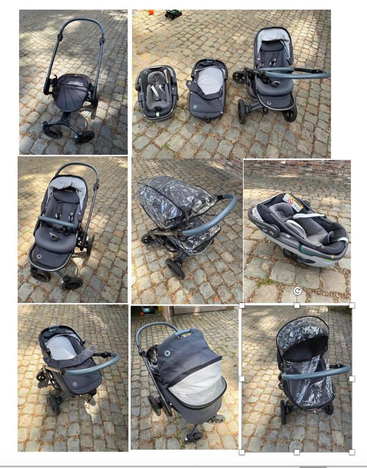 Maxi Cosi Ensemble poussette (tout terrain) et siège auto, Enfants & Bébés, Poussettes & Combinaisons, Comme neuf, Poussette combi