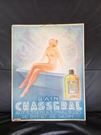 Panneau publicitaire Bain Chasseral 1935, Comme neuf, Enlèvement ou Envoi