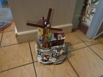 Kersttafereel met windmolen beschikbaar voor biedingen