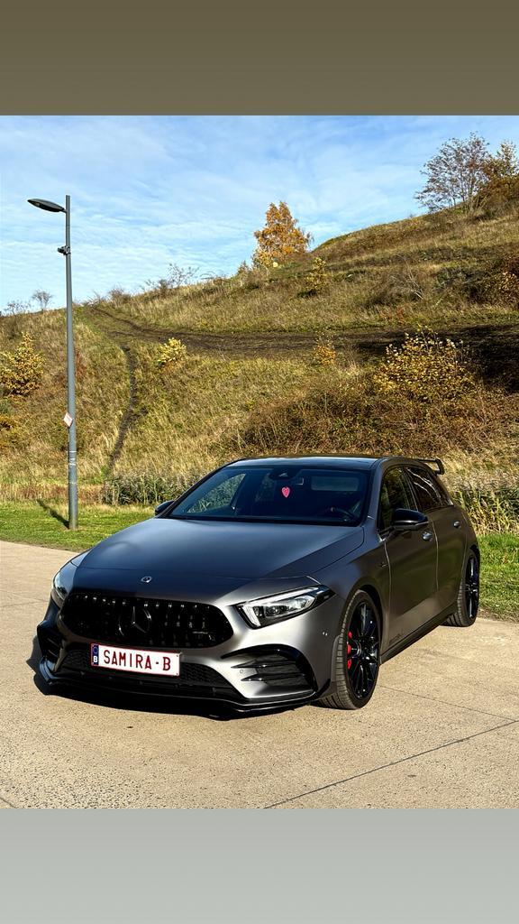 ** Mercedes-benz  A35 amg **, Auto's, Mercedes-Benz, Particulier, Apple Carplay, Benzine, Automaat, Zwart, Grijs, Alcantara, Vierwielaandrijving