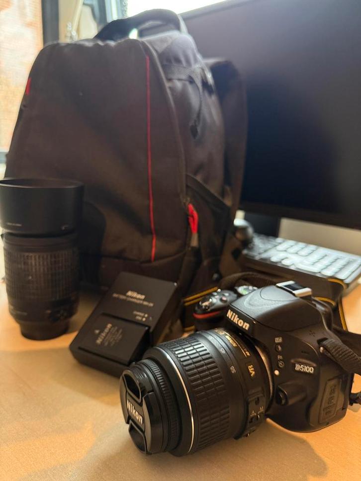 Appareil NIKON D5100 + Accessoires, Audio, Tv en Foto, Fotocamera's Digitaal, Zo goed als nieuw, Spiegelreflex, Nikon, Ophalen
