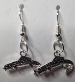 Boucles d'oreilles "Poissons Argentés – Silhouette Allongée", Neuf, Enlèvement ou Envoi, Argent, Argent