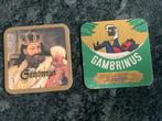 Bierkaartjes Gambrinus Stella artois 1974, Verzamelen, Ophalen of Verzenden, Zo goed als nieuw, Stella Artois