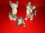 3 chatons Goebel, Collections, Statues & Figurines, Comme neuf, Animal, Enlèvement ou Envoi