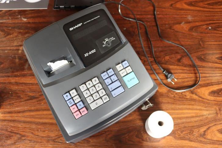 Kassa Sharp XE-A102, Zakelijke goederen, Kantoor en Winkelinrichting | Kassa's en Betaalsystemen, Ophalen