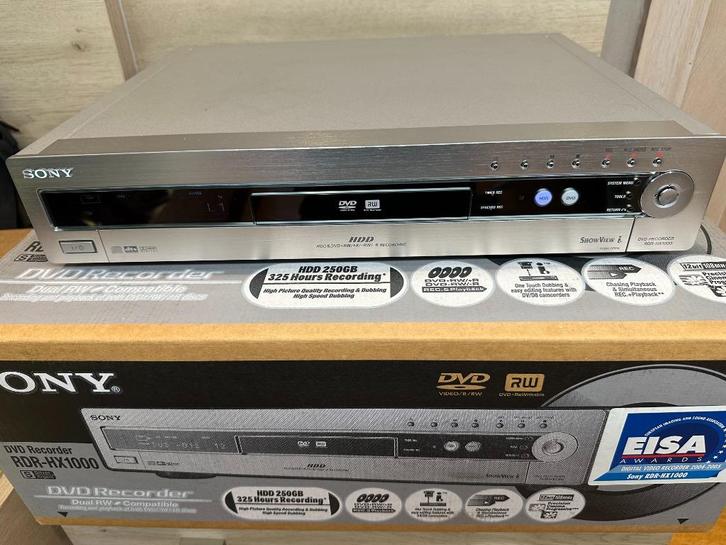 Enregistreur DVD / disque dur Sony RDR-HX1000, Audio, Tv en Foto, Decoders en Harddiskrecorders, Zo goed als nieuw, Harddiskrecorder