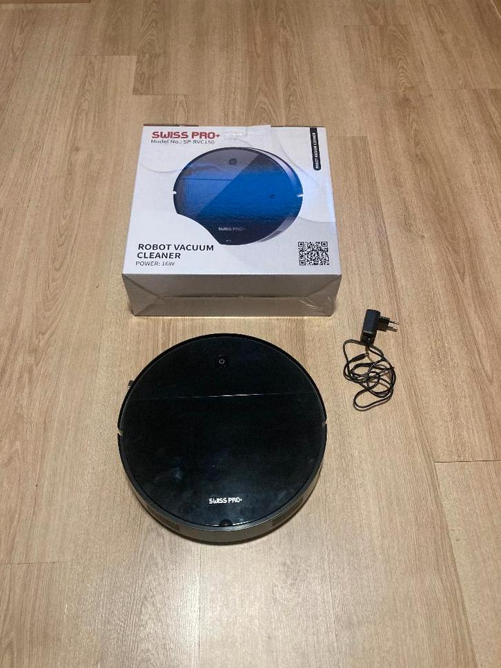 Swiss Pro+ 150 Robot stofzuiger met dweilfunctie, Elektronische apparatuur, Stofzuigers, Gebruikt, Robotstofzuiger, Minder dan 1200 watt
