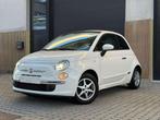 Fiat 500C 1.2i Lounge /Carpass /Xénon /Usb / Pdc / Cabrio, Auto's, Gebruikt, 4 cilinders, Parkeersensor, Wit
