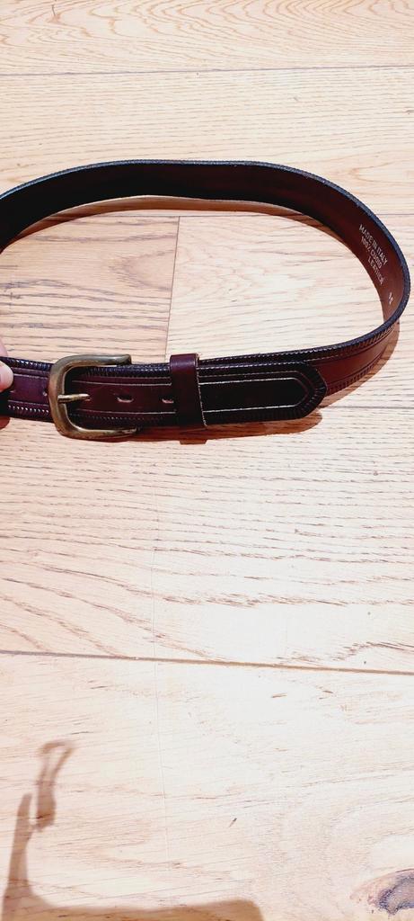 Ceinture pour homme marron cuir 100% made in italy.Vintage ., Kleding | Dames, Riemen en Ceinturen, Zo goed als nieuw, Heupriem