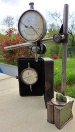 comparateur  sur pied  magnétique, Bricolage & Construction, Instruments de mesure, Enlèvement, Utilisé