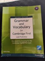 Grammar and Vocabulary for Cambridge First, Livres, Livres scolaires, Comme neuf, Anglais, Pearson, Autres niveaux