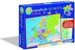 Europa geografische puzzels Clementoni 104 stukjes, 4 tot 6 jaar, Gebruikt, Meer dan 50 stukjes, Verzenden