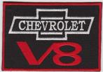 Chevrolet V8 stoffen opstrijk patch embleem #5, Collections, Marques automobiles, Motos & Formules 1, Envoi, Neuf