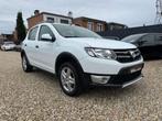 Dacia Sandero 0.9 TCe Stepway *12 mois de garantie*, Auto's, Stof, Gebruikt, Zwart, Wit