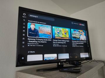 Samsung tv 32" met android box Smart TV, Enlèvement ou Envoi, Comme neuf, Samsung, Smart TV