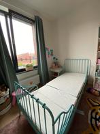 Meegroei bed  ikea Minnen Turquoise blauw., Kinderen en Baby's, Kinderkamer | Bedden, Ophalen, Zo goed als nieuw, Lattenbodem