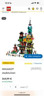 Lego NINJAGO stadstuinen 71741, Lego, Enlèvement ou Envoi, Neuf