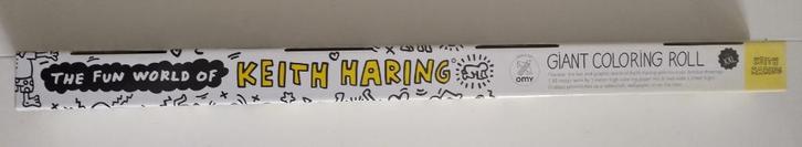 Mega Keith Haring kleurplaat (2 x 1 meter !!) XXL, Hobby en Vrije tijd, Tekenen, Nieuw, Papier, Schets- of Tekenboek, Ophalen of Verzenden