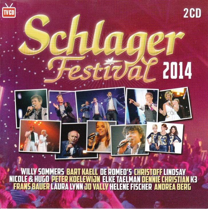 Schlagerfestival 2014: Sommers, Kaell, Christoff, Andrea Ber, Cd's en Dvd's, Cd's | Schlagers, Verzenden