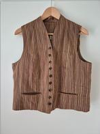 La Ligna gilet maat 42 linnen, Bruin, Maat 42/44 (L), Ophalen of Verzenden, Zo goed als nieuw