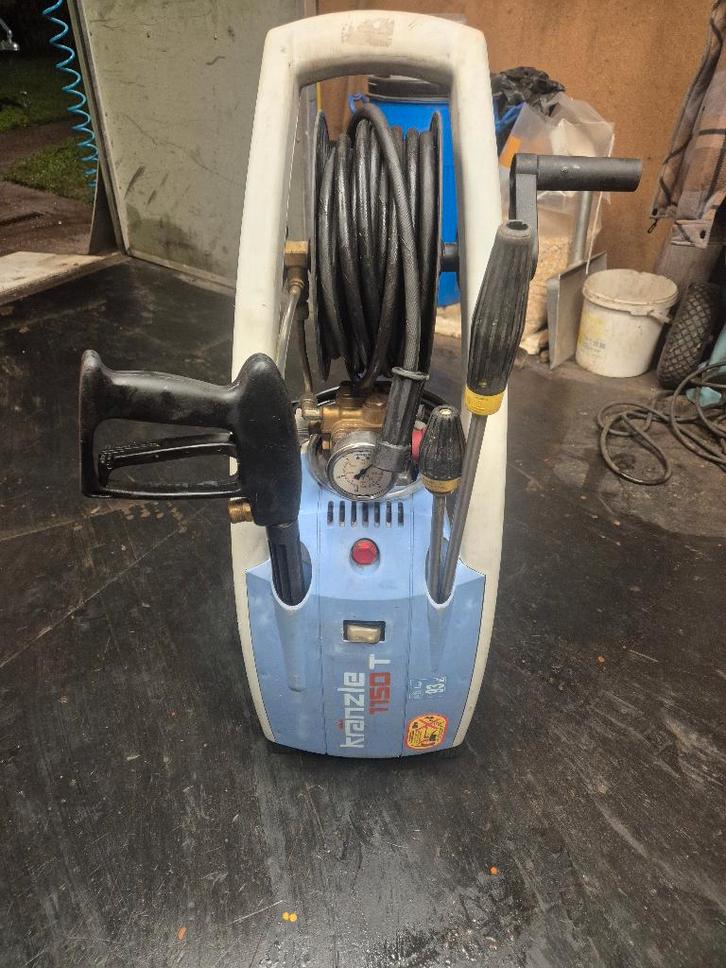 Kranzle 1150T hogedrukreiniger., Tuin en Terras, Hogedrukreinigers, Zo goed als nieuw, Elektrisch, Met regelbare waterdruk, Ophalen