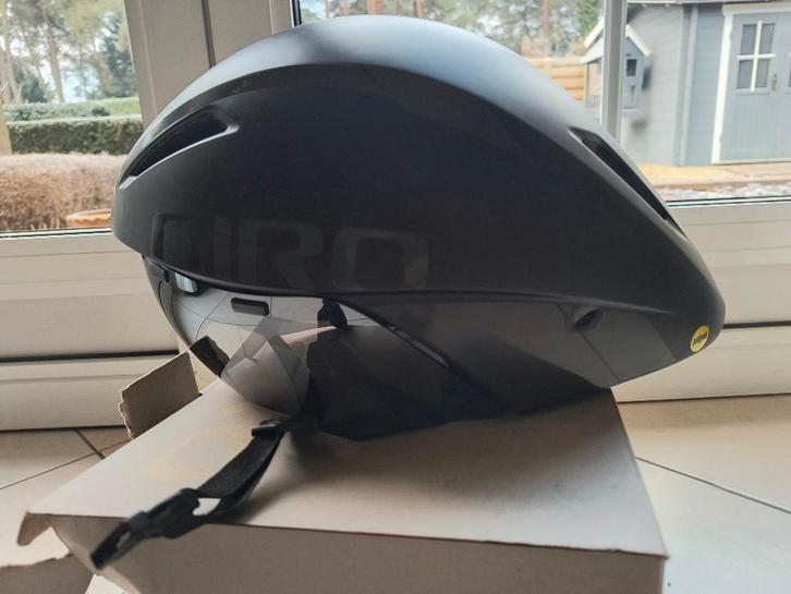 Giro Aerohead Mips tijdrithelm zwart Large, Vélos & Vélomoteurs, Accessoires vélo | Casques de vélo, Utilisé, Homme ou Femme, L