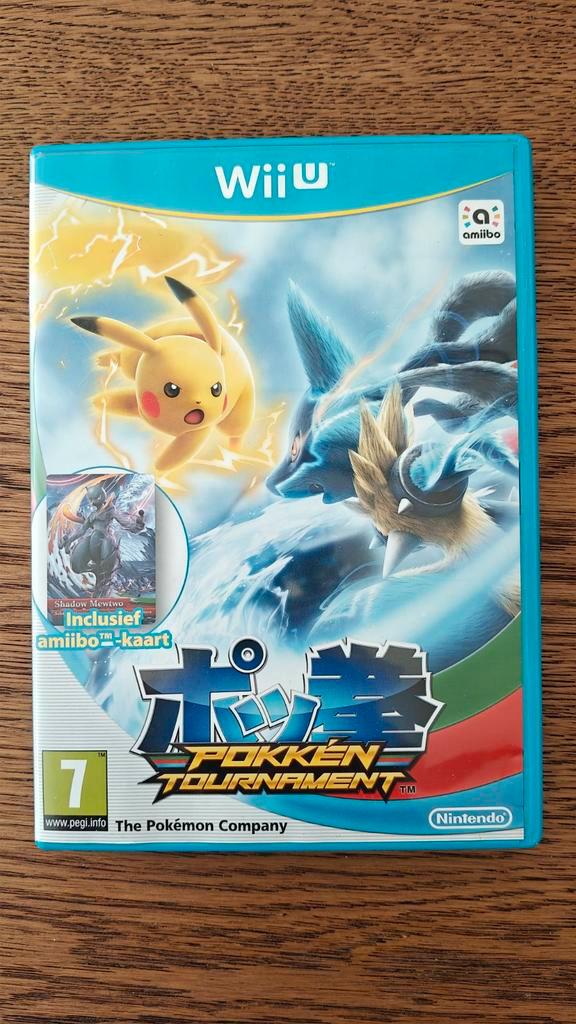 Pokkén Tournament  (incl. Shadow Mewtwo amiibo kaart), Games en Spelcomputers, Games | Nintendo Wii U, Zo goed als nieuw, Ophalen