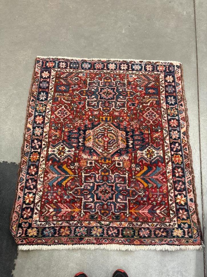 Tapis persan noué à la main – style Shiraz (vintage), Huis en Inrichting, Stoffering | Tapijten en Vloerkleden, Zo goed als nieuw