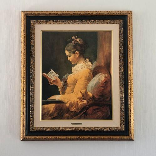 Schilderij “Het lezend meisje”, Antiek en Kunst, Kunst | Schilderijen | Klassiek, Ophalen