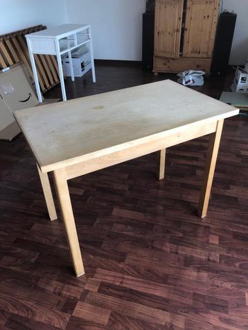 Table IKEA en bois - 100x71x76cm