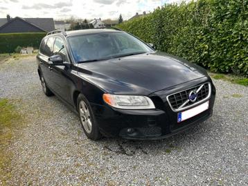 VOLVO V70 1.6D Diesel Euro5 199.820kms, Autos, Cuir, Euro 5, Achat, Noir