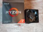 AMD Ryzen 7 3700 X luchtkoeler CPU RGB geen CPU chip, Computers en Software, Ophalen of Verzenden, Zo goed als nieuw, Koelpasta