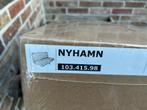 NIEUWE HOES VOOR DE IKEA NYHAMN 3 ZITS SLAAPBANK, Huis en Inrichting, Slaapkamer | Slaapbanken, Ophalen of Verzenden, Nieuw, Beige