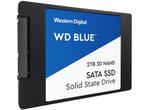 SSD Western Digital blauw 2 TB sata3, Computers en Software, Western Digital, Ophalen of Verzenden, Zo goed als nieuw, SATA