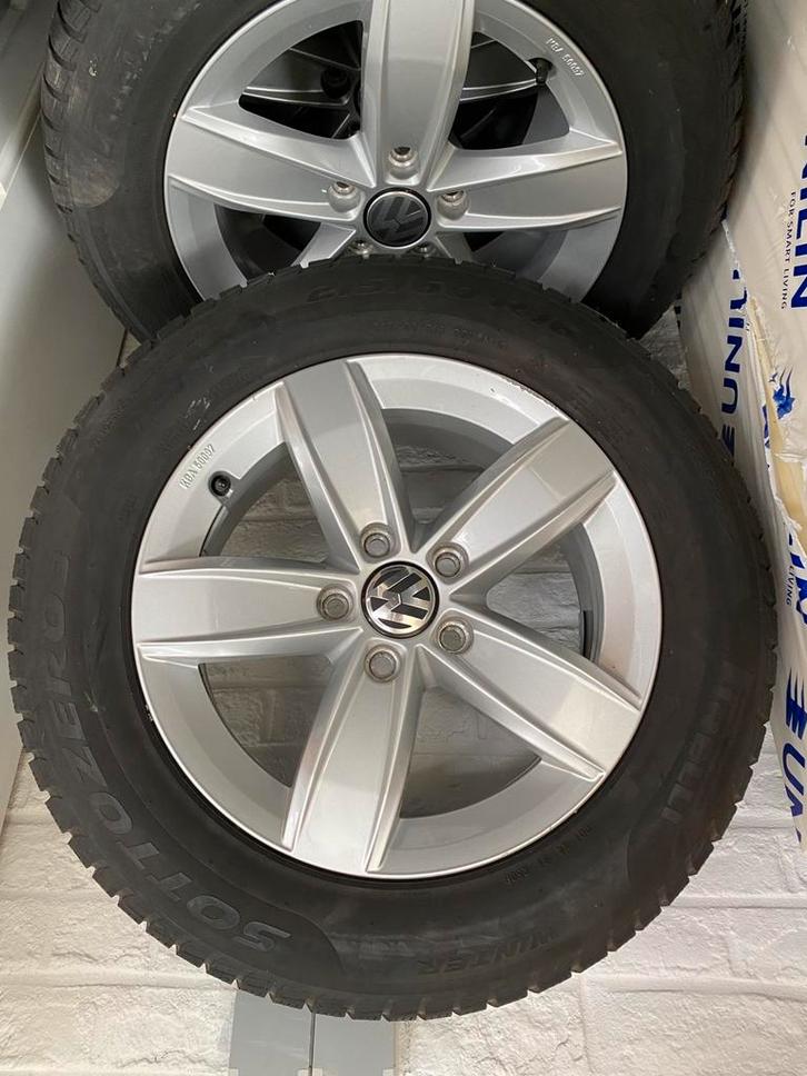 kit hiver pour VW  4 jantes en alliage et 4 pneus, Auto-onderdelen, Banden en Velgen, Band(en), Ophalen