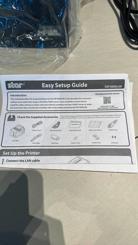 Star Micronics TSP143IIILan, Computers en Software, Printers, Printer, Ophalen of Verzenden