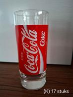 Set van 17 Coca-Cola glazen vintage rood logo, Ophalen of Verzenden, Zo goed als nieuw