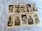 Wielrennen: 10 kleine chromo's., Verzamelen, Gebruikt, Ophalen of Verzenden, 1940 tot 1960, Prent