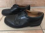 Zwarte lederen schoenen AMBIORIX - maat 42 (nr3201), Noir, Porté, Ambiorix, Chaussures à lacets